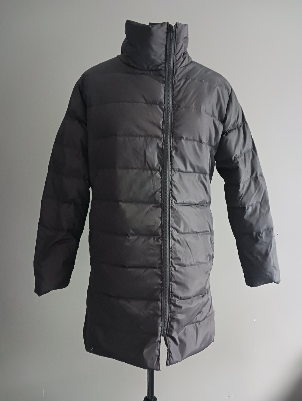 Moncler Black Puffer Coat ,jacket with High Collar Size 2